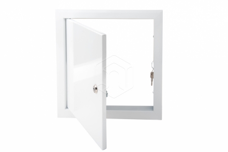 Люк металлический с замком 300х400